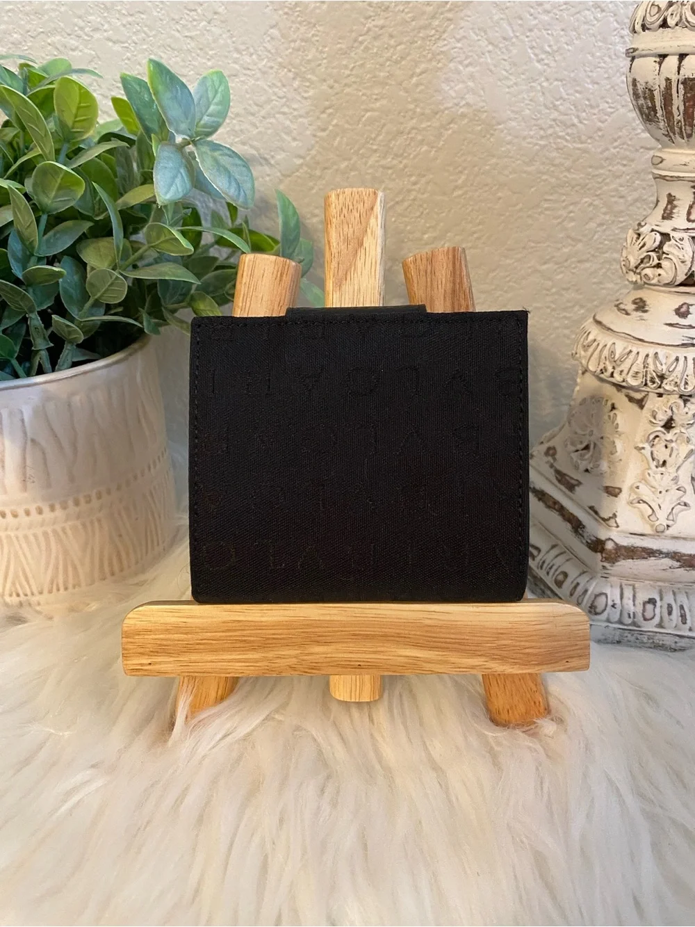 Bulgari Black Snap Card Holder
